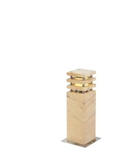 Venkovni stojaci lampy Moderní stojící venkovní lampa pískovec 40 cm - nevrlý
