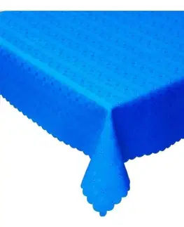 Ubrusy Forbyt, Ubrus s nešpinivou úpravou, Čtverečky, čtverec tmavě modrá 60 x 60 cm