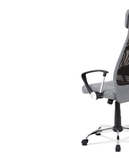 Kancelářské židle Kancelářská židle DISPAR, šedá/černá