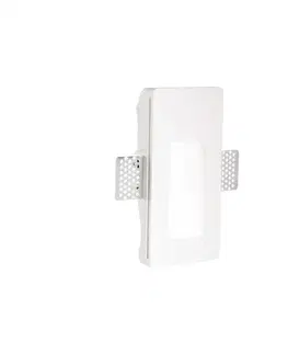 Vestavná svítidla do stěny LED Zápustné schodišťové svítidlo Ideal Lux Walky-2 249827 1W 60lm 3000K IP20 bílé