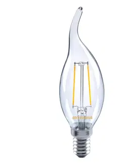 LED žárovky Sylvania LED žárovka E14 ToLEDo 2,5W 827 čirá, poryv větru