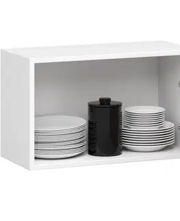 Kuchyňské dolní skříňky Ak furniture Závěsná kuchyňská skříňka Olivie W 60 cm bílá/cappuccino