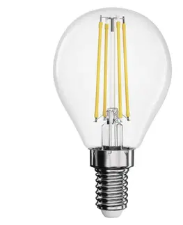 LED žárovky EMOS LED žárovka Filament Mini Globe / E14 / 6 W (60 W) / 810 lm / teplá bílá ZF1240