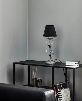 Stolní lampy na noční stolek ONLI Stolní lampa Jacqueline, 1 zdroj, černá
