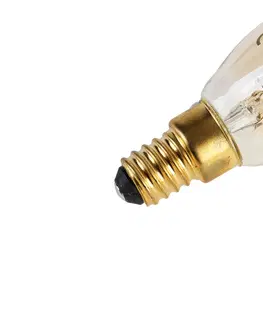 Zarovky Chytrá E14 LED lampa B35 zlatá 4,9W 470 lm 1800-3000K