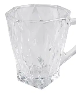 Hrnky a šálky Transparentní skleněný hrnek na nápoj - 10*9*8 cm / 170 ml Clayre & Eef 6GL4199