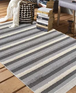 Skandinávské koberce Nadčasový koberec ve skandinávském stylu v šedé barvě Šířka: 160 cm | Délka: 230 cm