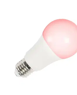 LED žárovky SLV BIG WHITE A60 E27 RGBW smart LED světelný zdroj bílý/mléčný 9 W CRI 90 230° 1005318