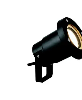 Zahradní lampy Eurolamp Venkovní lampa 1xGU10/5W/230V IP65 černá 