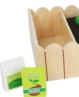 Dřevěné hračky Small foot Sada zeleninové zahrádky GARDEN vícebarevná