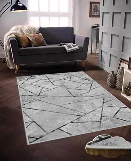 Koberce a koberečky Conceptum Hypnose Koberec Gilam 120x180 cm šedý