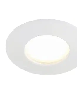 Podhledové světlo Briloner LED vestavné světlo Attach Dim, bílé, IP44