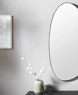 Zrcadla LuxD Designové nástěnné zrcadlo Daiwa 90 cm černé