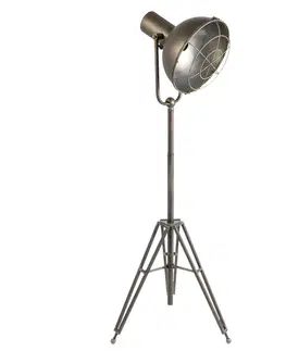 Lampy Stojací lampa Industrial - 51*46*175 cm Clayre & Eef 5LMP232