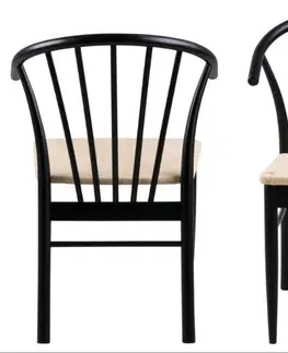 Židle Actona Jídelní židle CASSANDRAS černá