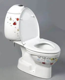 Záchody SAPHO KID WC kombi dětské, spodní odpad, dekor CK301.400.0F