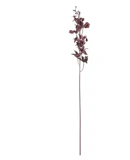 Umělé květiny Orchidea 100cm dark plum
