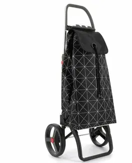 Nákupní tašky a košíky Rolser Nákupní taška na kolečkách I-Max 2 Logic RSG, černo-bílá