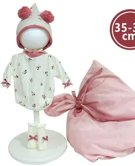 Hračky panenky LLORENS - M635-78 obleček pro panenku miminko NEW BORN velikosti 35-36 cm