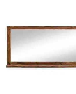 Koupelnový nábytek Zrcadlo Amba 60x130 z indického masivu palisandr / sheesham