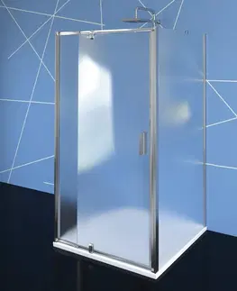 Sprchové kouty POLYSAN EASY třístěnný sprchový kout 800-900x1000, pivot dveře, L/P varianta, Brick sklo EL1638EL3438EL3438