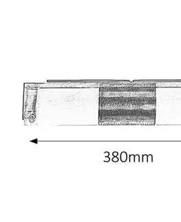 Retro nástěnná svítidla Rabalux nástěnné svítidlo Periodic E14 2x MAX 40W chromová 5808