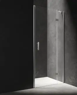 Sprchové kouty OMNIRES MANHATTAN dveře výklopné, 100 cm, chrom lesk, sklo transparent ADP10XLUX-TCRTR