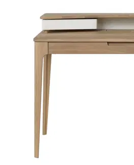 Psací stoly Furniria Designový psací stůl Desiree 120 cm
