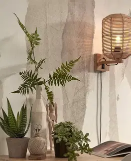 Nástěnná svítidla Good & Mojo GOOD & MOJO Tanami nástěnné, 18x25cm, přírodní