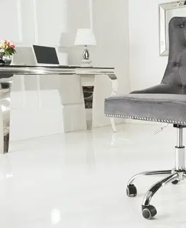 Kancelářská křesla LuxD Kancelářská židle Jett stříbrná