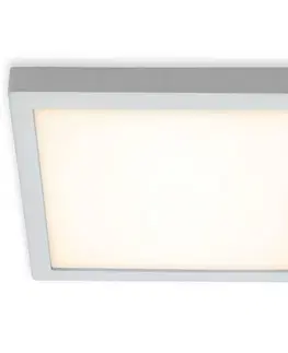 LED stropní svítidla BRILONER LED stropní svítidlo, 30 cm, 21 W, matný chrom BRI 7142-014