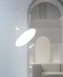 Závěsná světla Luceplan Luceplan Amisol LED závěsné svítidlo Ø 75cm opál bílá