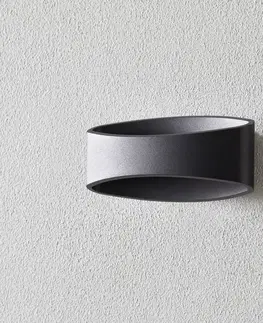 Nástěnná svítidla Maytoni LED nástěnné světlo Trame, oválný tvar v černé