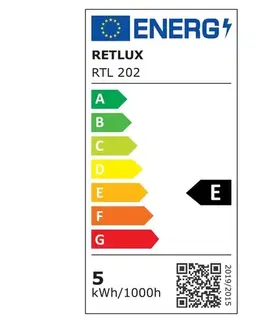 Lampičky Retlux RTL 202 Stolní LED lampa s ambientním podsvícením bílá, 5 W