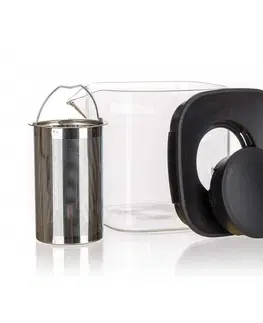 Čajníky a čajové konvice Banquet Konvice skleněná s filtrem KIRSTY, 0,75 l