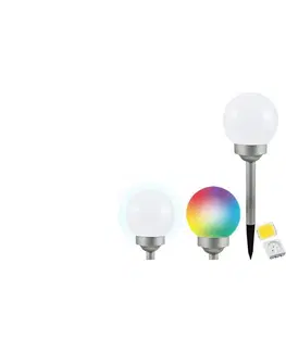 LED osvětlení  LED RGB Solární lampa BALL LED/0,2W/AA 1,2V/600mAh IP44 