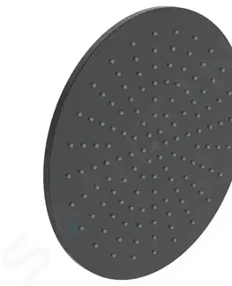 Sprchy a sprchové panely IDEAL STANDARD Idealrain Hlavová sprcha, průměr 300 mm, černá A5803XG