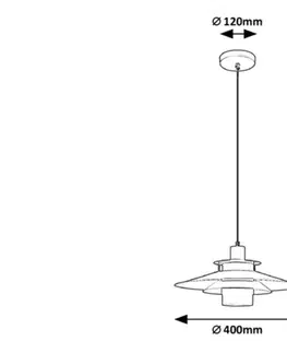 Moderní závěsná svítidla Rabalux závěsné svítidlo Cameron E27 1x MAX 40W šedá 4313