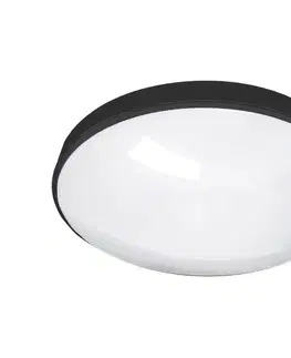 Svítidla  LED Koupelnové stropní svítidlo CIRCLE LED/18W/230V 4000K pr. 30 cm IP44 černá 