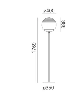 Designové stojací lampy Artemide Vitruvio - stojací lampa - černá 1262030A