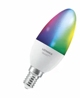LED žárovky OSRAM LEDVANCE SMART+ WiFi Candle 40 4.9W RGB+2700-6500K E14 3ks 4058075485938