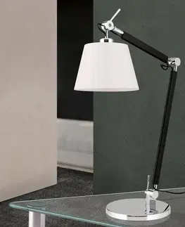 Stolní lampy kancelářské Orion Flexibilní textilní stolní lampa Leandro