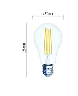 LED žárovky EMOS LED žárovka Filament A67 11W E27 teplá bílá Z74284