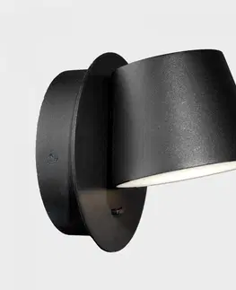 LED bodová svítidla KOHL LIGHTING KOHL-Lighting BOT nástěnné svítidlo pr. 117 mm černá 6 W CRI 80 3000K Non-Dimm