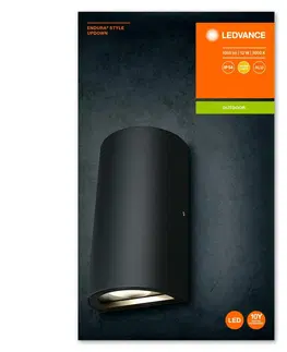 LED venkovní nástěnná svítidla OSRAM LEDVANCE ENDURA Style UpDown 12W Dark Gray 4058075214057