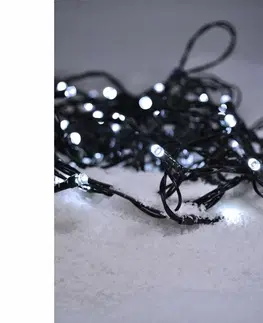 LED řetězy Solight LED vánoční řetěz, 300 LED, 30m, přívod 5m, IP44, bílá 1V04-W