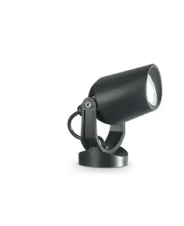 Venkovní reflektory Venkovní bodové zapichovací svítidlo Ideal Lux Minitommy PT Nero 3000K GU10 1x6W IP66 černé