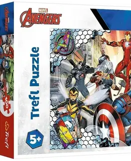 Hračky puzzle TREFL - Puzzle 100 - Slavní Avengeři / Disney Marvel The Avengers