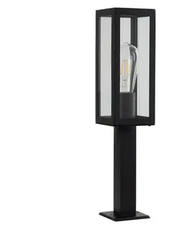 Zahradní lampy Searchlight Searchlight 6441-450BK - Venkovní lampa BOX 1xE27/7W/230V IP44 