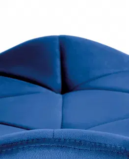 Židle Jídelní křeslo K453 Halmar Modrá